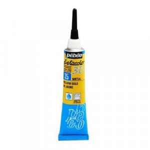  Setacolor 3D Metal Effect 35 Golden Yellow 20 ml