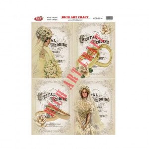 Rice Decoupage Patterns RICH 8014 29×41 cm