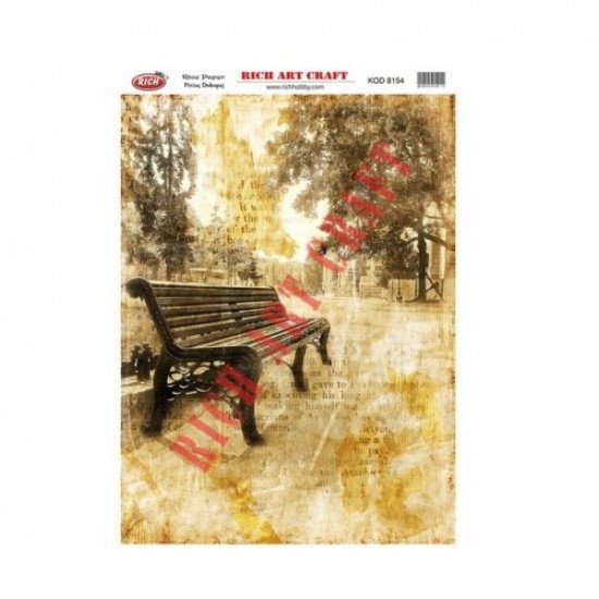 ورق أرز للأعمال الفنية 8154 ريتش 29×41 سم