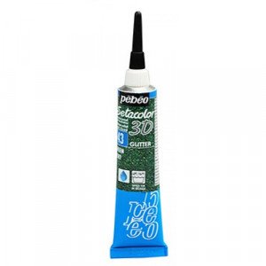  Setacolor 3D Glitter Effect 43 Green 20 ml