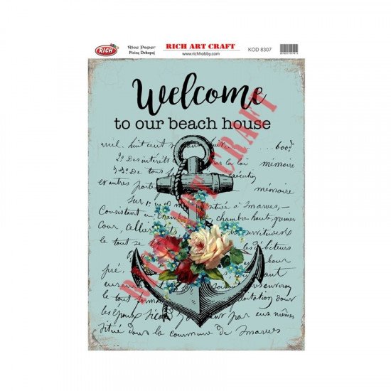 ورق أرز للأعمال الفنية 8307 ريتش 29×41 سم