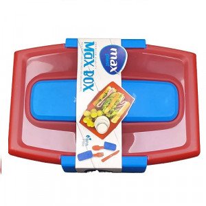 Lunch Box With Spoon, Fork and Knife Max Blast Several Colors