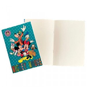 A Notebook For Keeping Stickers In The Shape Of Mickey Mouse