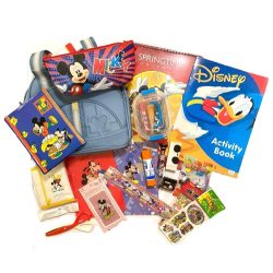 A variety of Mickey and Donald Products for Children