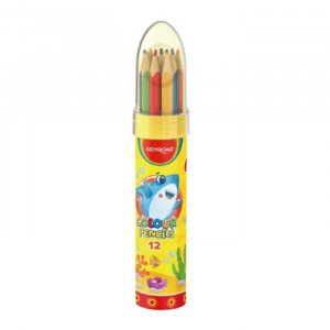  Wooden Colors KEYROAD 12 Colors Iron Can Rocket Shape
