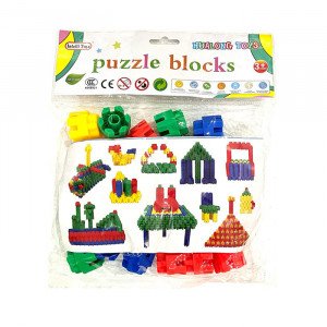 Polygonal plastic building blocks