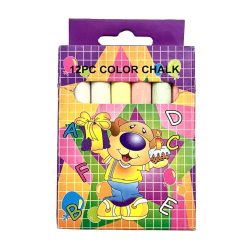 Several colors chalk 12 sticks