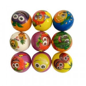 Small Sponge Ball for Children 7.6 cm Fruits of Several Colors