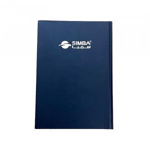Journal Notebook 3 Fields 200 Sheets A5 Simba Black