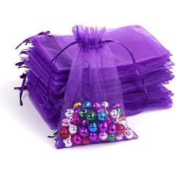  Organza Fabric Bag 9x12 cm 10 Pieces Several Colors
