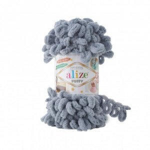  Soft Puffy Yarn Gray 428 ALIZE