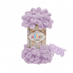  Soft Puffy Yarn light Violet 27 ALIZE