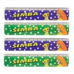 Simba Plastic Ruler 15 cm 4 Pieces