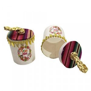A cylindrical Eid Distribution Box For Children 2 pieces