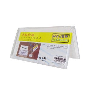 قاعدة اسم مكتب وجهين شكل مثلث 15×7.2 سم