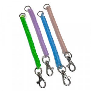 Keychain Spring Rubber Several Colors