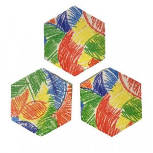 Hexagonal Shape Gift Box Set Large 3 pcs