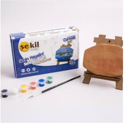 Pottery Set Canvas With Base With Colors And Brush SEKIL
