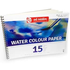 Sketchbook Watercolor Paper A3 TALENS ART CREATION 15 Sheets 240 gr