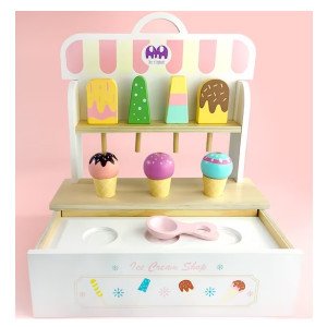 Wooden Children's Toy Ice Cream Shop