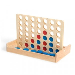 Wooden Children's Toy Four Win Game