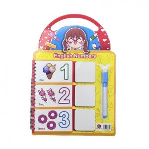 English Numbers Whiteboard With Pen