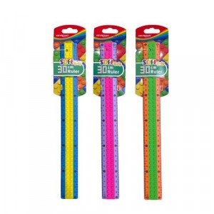 Ruler 30cm Lego KEROAD Plastic In Several Colors