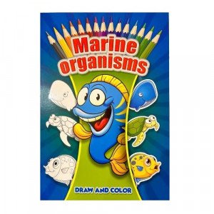 Coloring Book Draw and Color Marine Organisms