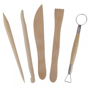 Pottery And Clay Sculpting Tools, 5 Pieces