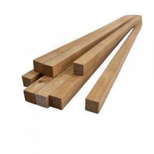 Square Wooden Sticks 30 cm Width1cm 8 Pieces