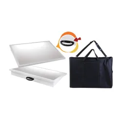 Drawing board with internal lighting for Calligraphy and Painting 50 x 35 cm, A3 Panda