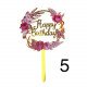 تغريسة كيك Happy Birthday عدة اشكال ورود مجموعه2