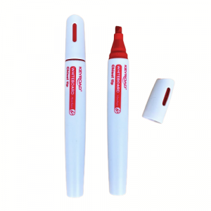 Whiteboard Marker KEYROAD Beveled Head Red