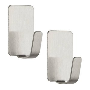 Rectangular Metal Adhesive Wall Hanger Two Piece