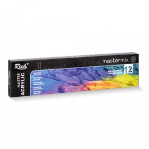 Master Acrylic Color Set Rich 12 Colors x 60 ml