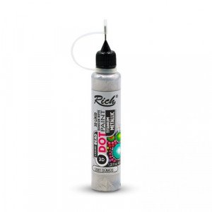 Dot Paint Silver Metallic Rich 40 ml