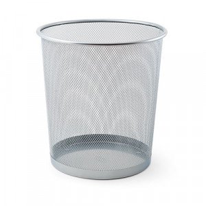 Iron Waste Basket Mesh Several Colors MAS
