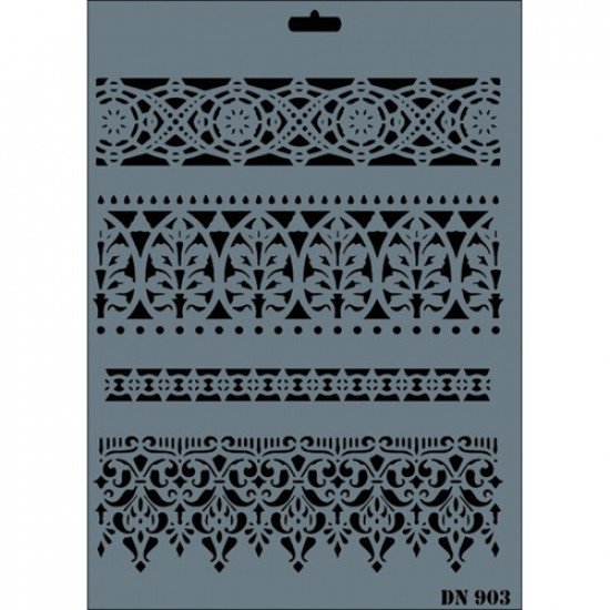 استنسل للأعمال الفنية  25×35سم ريتش 903