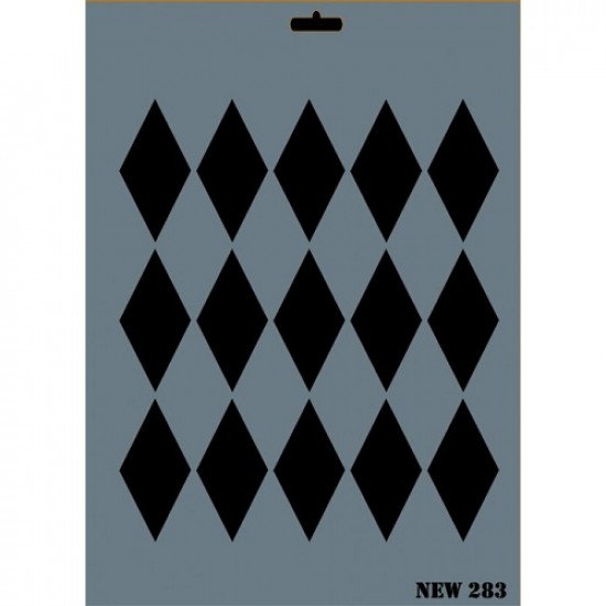استنسل للأعمال الفنية  25×35سم ريتش 283