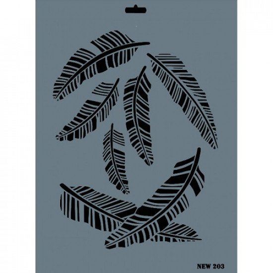 استنسل للأعمال الفنية  25×35سم ريتش 203