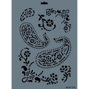 استنسل للأعمال الفنية 25×35سم ريتش 316 استنسل للأعمال الفنية 25×35سم ريتش 316