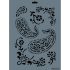 استنسل للأعمال الفنية  25×35سم ريتش 316