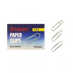 Paper Clip TRIDENT Silver 30mm
