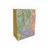 كيس هدايا ورق 23x17.5x9.5 سم خطوط هندسية