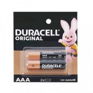 Duracell Batteries, 2 Pieces, Size AAA