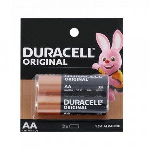 Duracell Batteries, 2 Pieces, Size AA