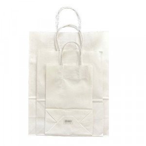 White Paper Gift Bag, Several Sizes