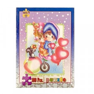 Medium Puzzle Box of 100 Pcs For Children