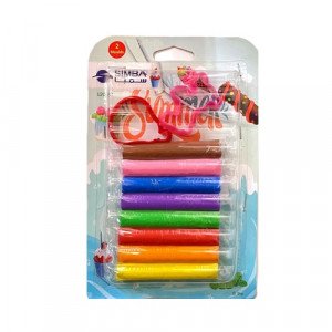 Clay 8 Colours With 2 Molds SIMBA 120 g