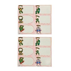 Ninja Turtles Name Stickers